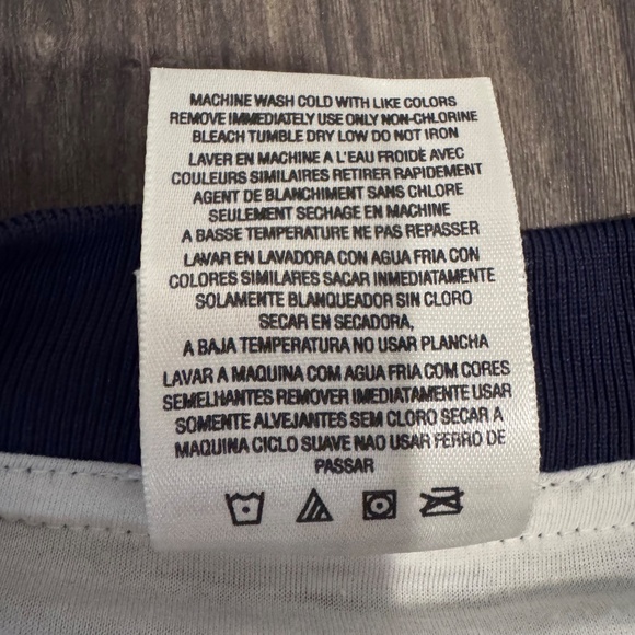 Adidas Navy and White V-neck Vintage Style Cozy Streetwear Pullover Men’s 2XL - Picture 9 of 9